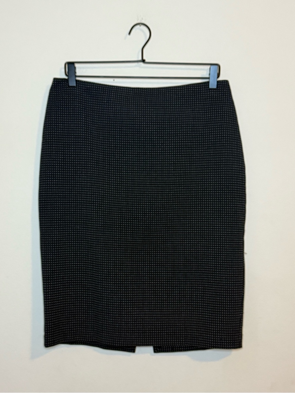 White House Black Market Black Polka Dots Lined Pencil Skirt